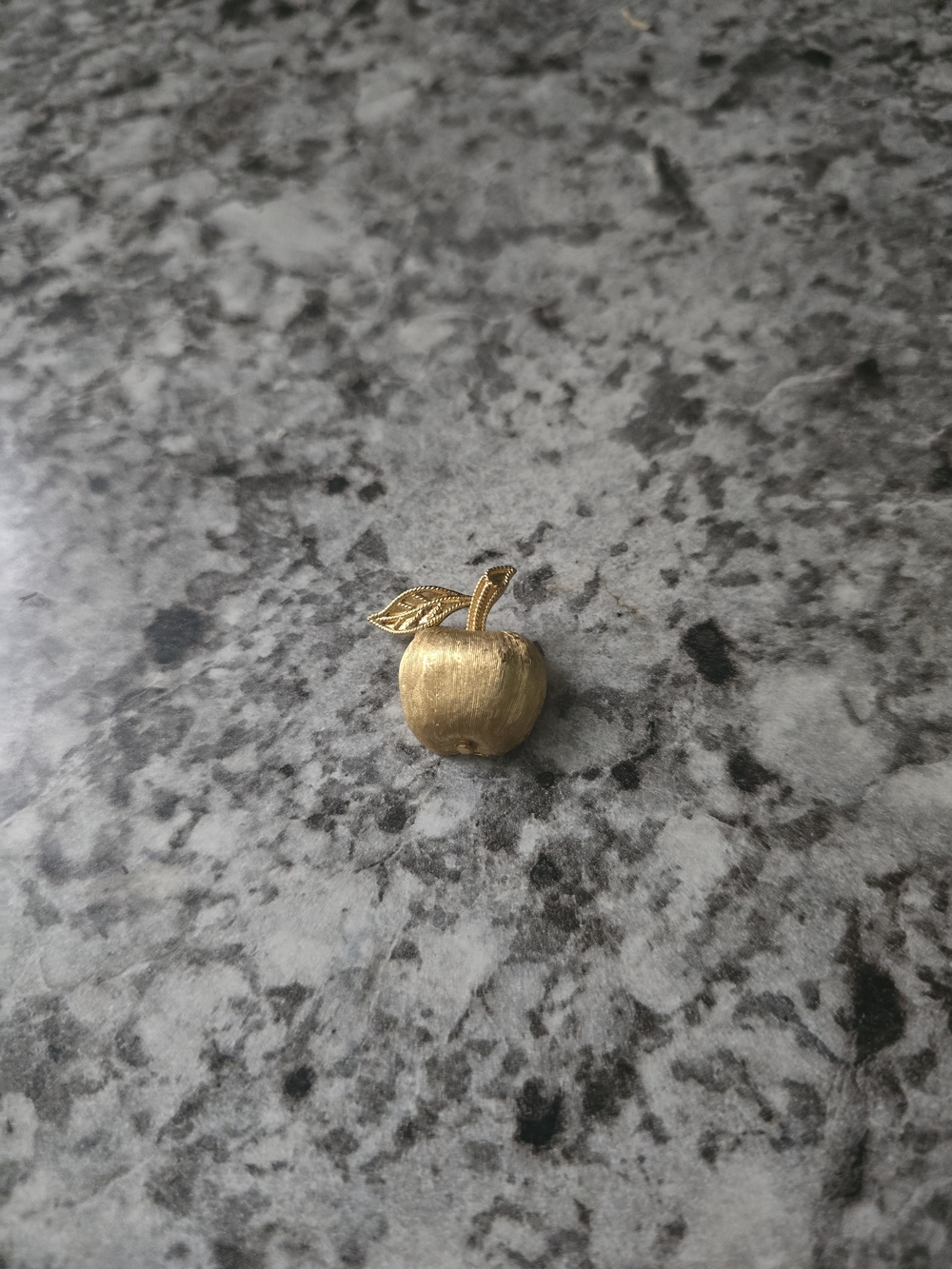 Trifari | Vintage 1950s Gold Apple Pin Brooch